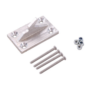 Aluminum Launch Rail <b>Hook</b> For Fixed Wing Rc Airplane Takeoff Mount With Screws And Nuts Outdoor Use - Product Image 1