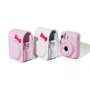 กระเป๋ากล้องหนัง PU สำหรับ Fujifilm <span class=keywords><strong>Instax</strong></span> Mini 13 ป้องกันการกระแทก กันฝุ่น พร้อมสายสะพายไหล่ปรับได้ ผลิตตามสั่งจากโรงงาน - Product Image 3