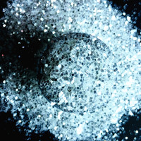 Poudre brillante pour maquillage, produit de beauté en diamant, paillettes argentées, pour l'art de la manucure et de la pédicure, vente en gros, argent liquide