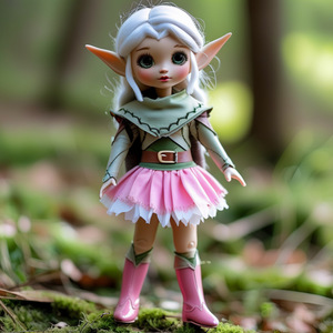 Muñeca Elfa del Bosque de Fantasía, 15-30 cm, Juguete de Plástico Miniatura de Dibujos Animados para Niñas de 8 a 13 Años - Product Image 1