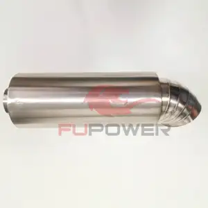 CUSTOM 2.5" 3" 3.5" 4" Titanium Tip HKS Universal Stainless Muffler