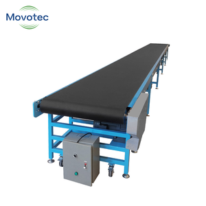 Movotec Langlebiges Edelstahl- & Kohlenstoffstahl-PVC-Bandförderersystem mit Einstellbarer Geschwindigkeit für Lagerlogistik, 1 Jahr Garantie - Product Image 5