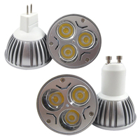Aluminio MR16 Downlight DC12V 5W Iluminación interior GU5.3 Lámpara LED Taza Blanco cálido Regulable 12W 9W 220V COB Spot Light GU10 Bombilla LED