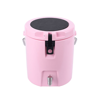Seau à glace isotherme portable rotomoulé en PE de 8 L avec intérieur en acier inoxydable, personnalisable, moderne, haute qualité, faible MOQ, impression de logo