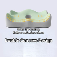 Coussins de siège en mousse à mémoire de forme confortables pour une longue assise, avec logo personnalisé, pour soulager la pression du coccyx, de la sciatique et du dos