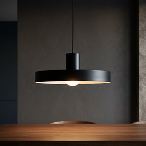 Suspension LED E27 en laiton noir, réglable en hauteur, design moderne et luxueux, CRI80, lumière blanc chaud doux 2700K, abat-jour cloche anti-éblouissement - Product Image 2