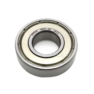 PUSCO China Supplier Double Metal Seal Bearing 6001ZZ High Quality Deep Groove Ball Bearing 6001 ZZ Z 2Z For Motors Machinery