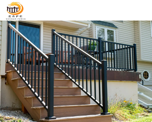 装飾的な熱処理レーザーカットアルミ手すりパネルバルコニーと階段パウダーコーティング - Product Image 5