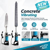 Outil de vibration du béton électrique, vibrateur à haute fréquence pour le compactage du béton, élimination de l'air, équipement de construction