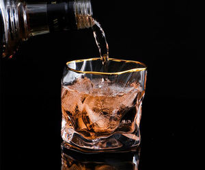 Vaso giratorio de cristal para Whisky, copas de vino de diseño creativo, para Bar, restaurante, copas XO Chivas - Product Image 2