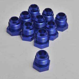 EPMAN Adaptador de Conexión Macho con Tapón de Aluminio Hexagonal Azul de 4AN 6AN 8AN 10AN 12AN - Product Image 6