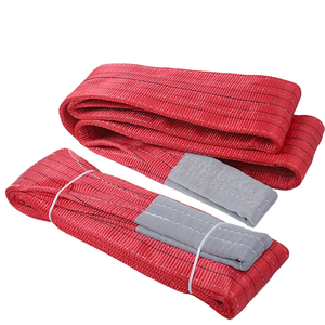 2T One Way Belt Color Code Textile Tape Lifting Slings Belt Crane Flat Polyester Lift Webbing Sling - Product Image 6