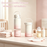 Chauffe-biberon portable sans fil 150W à chargement USB, produit pour bébé très vendu