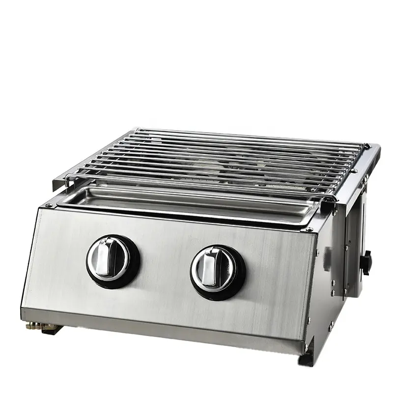 Neuankömmling Indoor Tischplatte Rauchfreier Gas grill Grill Grill Grill Gewerblicher Grill Grill maschine