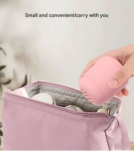 Silicone Cosmetic Storage Bag <b>Makeup</b> Blender <b>Case</b> Make-Up Face Sponges Carrying Container - Product Image 6