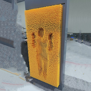 Shunyang Imprimante 3D murale en métal à sculpture par aiguille, humanoïde, multi-configurations, interactive pour événements extérieurs, autre sculpture 3D par aiguille - Product Image 3