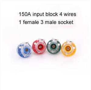 Connecteur d'alimentation mécanique électronique extérieur PHLTD, courant nominal 150A, <span class=keywords><strong>bloc</strong></span> d'entrée 5 fils, 2 femelles 3 mâles, <span class=keywords><strong>prise</strong></span> américaine Rhino - Product Image 3