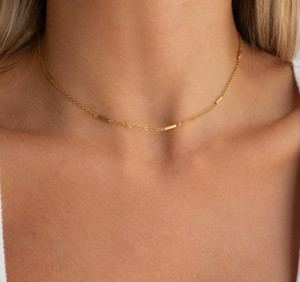 Collar de Perlas de Agua Dulce Pequeñas con Baño de <span class=keywords><strong>Oro</strong></span> de 18K y Forma de Corazón en Acero Inoxidable, el Regalo Unisex Más Vendido de Zooing - Product Image 5