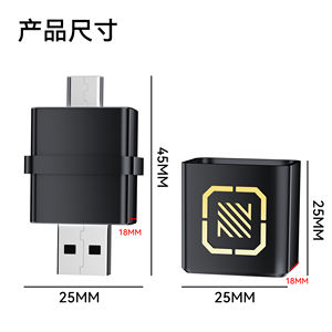 Adaptador Inalámbrico CarPlay 2 en 1, Conserva los Controles Originales del Automóvil, Convierte CarPlay de Cableado a Inalámbrico para Conectividad en el Automóvil - Product Image 2