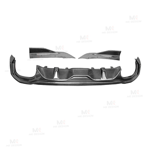 Sợi Carbon Phong Cách Vuông Phía Sau Khuếch Tán Bumper Lip Cho 4 Series G26 4 Cửa Ra Vào Quad Exhaust Mẹo 2021up Rear Splitters Body Kit - Product Image 2