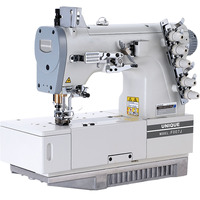 Machine à coudre industrielle UNIQUE F007J-W122-356 à point noué avec moteur à entraînement direct pour cuir, toile et vêtements – Modèle d'usine