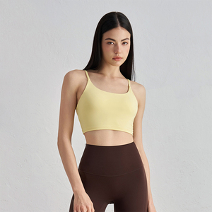 Haut Impact Longline Workout Yoga Soutien-Gorge Bretelles Sports Crop Tops Gym Workout Running - Product Image 4