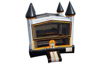 Château gonflable sur le thème du Royaume de Minuit 13x13x14 pieds, structure de saut commerciale pour enfants pour location de fêtes d'anniversaire