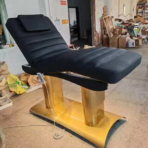 Luxury Modern Gold <b>Electric</b> Collapsible Spa Facial Massage Bed for Estheticians Beauty Salon Lash Bed Living Room Bedroom Hotel - Product Image 5