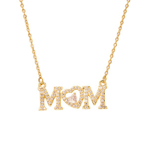 <span class=keywords><strong>Collana</strong></span> alla Moda in Acciaio Inossidabile Placcato Oro 18K <span class=keywords><strong>con</strong></span> Ciondolo a Forma <span class=keywords><strong>di</strong></span> <span class=keywords><strong>Fiocco</strong></span>, Luna e Farfalla - Product Image 6