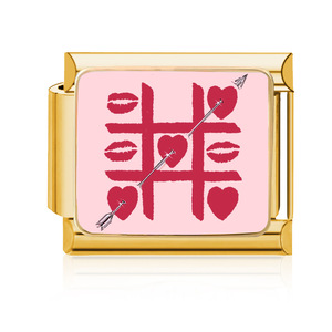 สร้อยข้อมือเสน่ห์วันวาเลนไทน์ สแตนเลสสตีล แบบโมดูลาร์ เครื่องประดับสำหรับผู้หญิง ดีไซน์การ์ตูน สำหรับสวมใส่ทุกวัน - Product Image 4