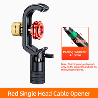 Coupe-câble blindé, coupe-gaine de fibre optique, coupe longitudinale annulaire, profondeur de lame réglable 4-10mm 8-30mm, compatible ACS-2 FTTH