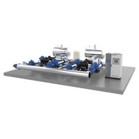 Sistem Pompa Booster Multistage Listrik Tekanan Tinggi untuk Irigasi Pasokan Air Perlindungan IP55 Garansi 3 Tahun OEM