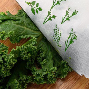 Pelador de hierbas y verduras, herramienta de pelado de hojas y vegetales, pelador de hierbas con borde curvo, cortacésped, verduras, perejil, albahaca, Romero - Product Image 5