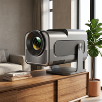 Mini projecteur JUNUO HY320MINI, Android 11, 720P, compatible 4K, 200 lumens, courte portée, home cinéma portable, LED, 8 Go de ROM