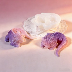 3D Lizard <b>Candle</b> Silicone <b>Mold</b> Cartoon Salamander Shaped Ornament <b>Mold</b> For DIY <b>Candle</b> Making Kits - Product Image 4
