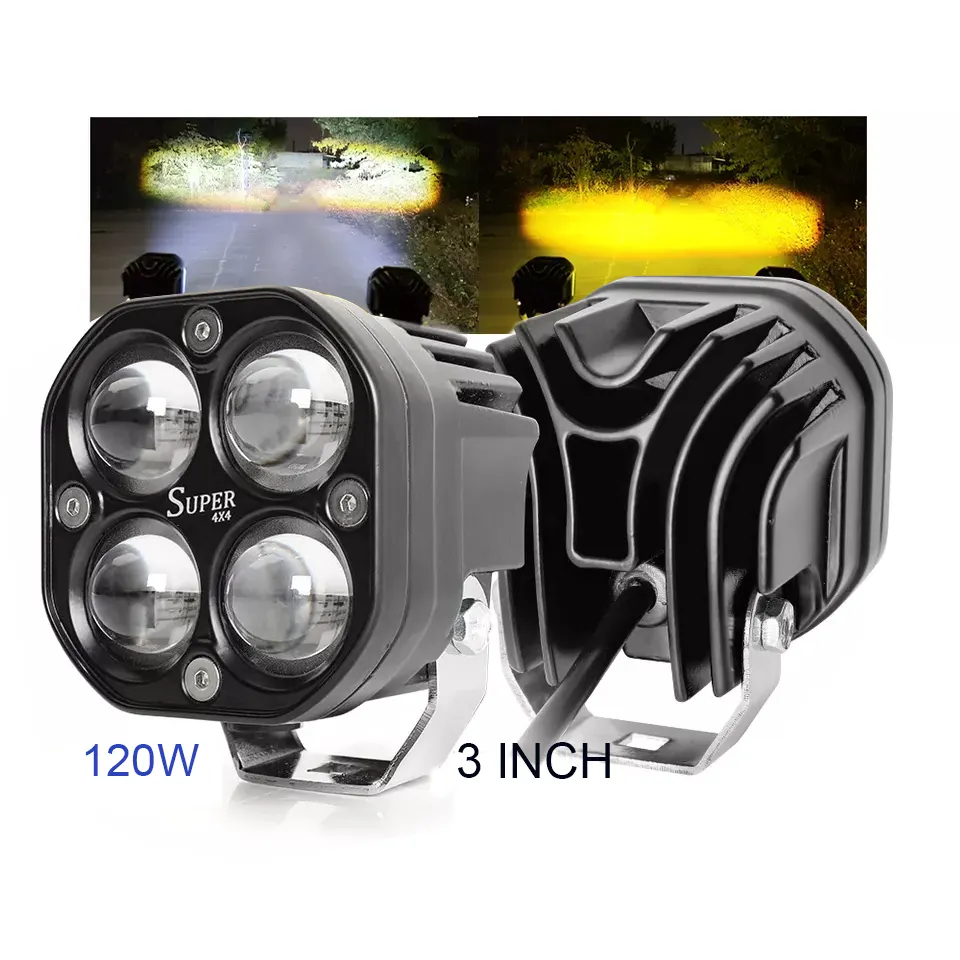 OEM 5D Projector Led Driving Spot Auxiliary Light Offroad 4x4, Cube Led Off Road Fog Lamp 12V 24V 3 INCH Led Pods Light