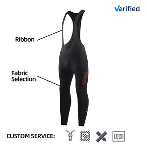 Bicicleta Jersey Ciclismo <span class=keywords><strong>Pantalones</strong></span> Impermeable Trial Bike <span class=keywords><strong>Pantalones</strong></span> Térmicos Sin Costuras Hombres Compresión Ciclismo Bib Tights - Product Image 2