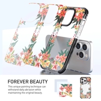 Coque de téléphone Spectre personnalisable en TPU+PC avec anneau de protection d'appareil photo, logo, étanche et compatible avec la recharge magnétique sans fil pour 16/15/14/13/12/11 Pro