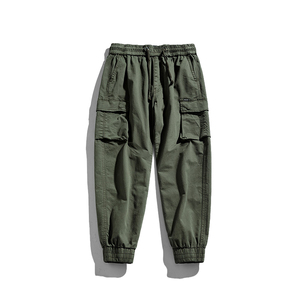 Pantalon Design de poche neutre Cool vêtements de rue pour hommes <span class=keywords><strong>salopette</strong></span> ample Design Chino 6 poches pantalon Cargo - Product Image 3