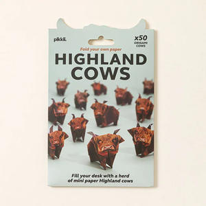 Kit <span class=keywords><strong>de</strong></span> Gatos <span class=keywords><strong>de</strong></span> Papel para Origami, 50 Hojas Preimpresas con Diseños <span class=keywords><strong>de</strong></span> Vaca, <span class=keywords><strong>Divertida</strong></span> Actividad <span class=keywords><strong>de</strong></span> Manualidades para Adultos, Decoración Creativa <span class=keywords><strong>de</strong></span> Escritorio y Regalo - Product Image 4