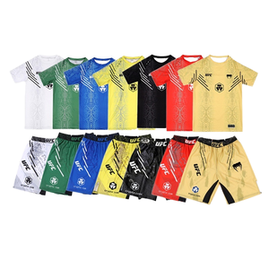 Ensemble de boxe <span class=keywords><strong>UFC</strong></span> Venom Free <span class=keywords><strong>Combat</strong></span> Hommes Femmes Sports MMA 100% coton Haute élasticité Séchage rapide Vêtements d'entraînement Chine - Product Image 2