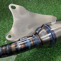 Expédition gratuite, prix d'usine, pièces de course V8 de haute qualité, silencieux d'échappement pour moto JOG V8 50CC 90cc AF18 AF27 DIO50 70-90CC