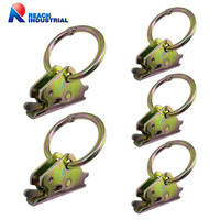 Kit d'ancrage à fente unique E-Track, accessoires E Track, point d'ancrage à anneau en O |   Accessoires pour rail en E en acier, joint torique pour remorque/fourgonnette