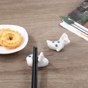 Chaton Forme Creative Cartoon En Céramique <span class=keywords><strong>Petit</strong></span> Lapin Baguettes Titulaire pour Hôtel <span class=keywords><strong>Restaurant</strong></span> - Product Image 3