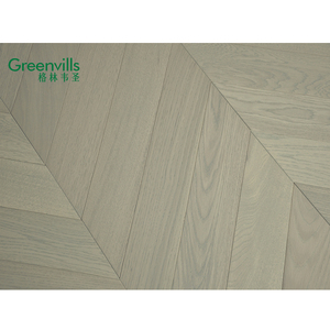 Bùm! Nhà Máy Trung Quốc Thân Thiện Với Môi Thiết Kế Chevron Sàn Gỗ Sàn Gỗ Sàn Tro Đá Màu 100% Gỗ Thật Sàn - Product Image 4