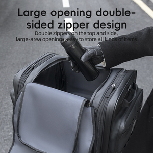 ROCKBROS Custom de grande capacidade PVC assento traseiro motocicleta bagagem saco impermeável motocicleta mochila para viagens - Product Image 5
