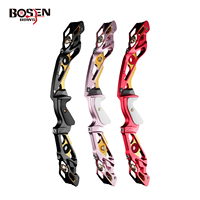 Riser Aluminium Alloy ILF 21 inci untuk Busur Recurve dengan Mesin CNC dan Anodisasi Dua Warna untuk Panahan Lapangan dan Berburu Tradisional