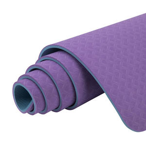 Tapis de yoga TPE sain, antidérapant, portable, de bonne qualité, fabrication professionnelle, logo personnalisé, SHENGDE Sustainable <span class=keywords><strong>Fitness</strong></span> - Product Image 2