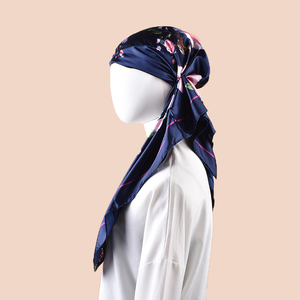 <span class=keywords><strong>Foulard</strong></span> de tête élégant pour femmes - Couvre-chef pour patients en chimiothérapie, <span class=keywords><strong>foulard</strong></span> pour perte de cheveux due au <span class=keywords><strong>cancer</strong></span>, turban élastique pratique - Product Image 4