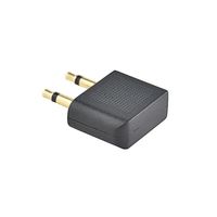 Adaptateur d'avion Jack 3.5mm plaqué or mâle 2 femelle 3.5mm connecteur séparateur de prise d'écouteur pour sortie DC de voyage en avion
